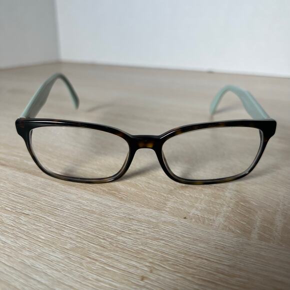 Prada VPR18T 2AU-1O1 Eyeglasses Brown Blue Frames 53-16-140 Made in Italy - Picture 2 of 10